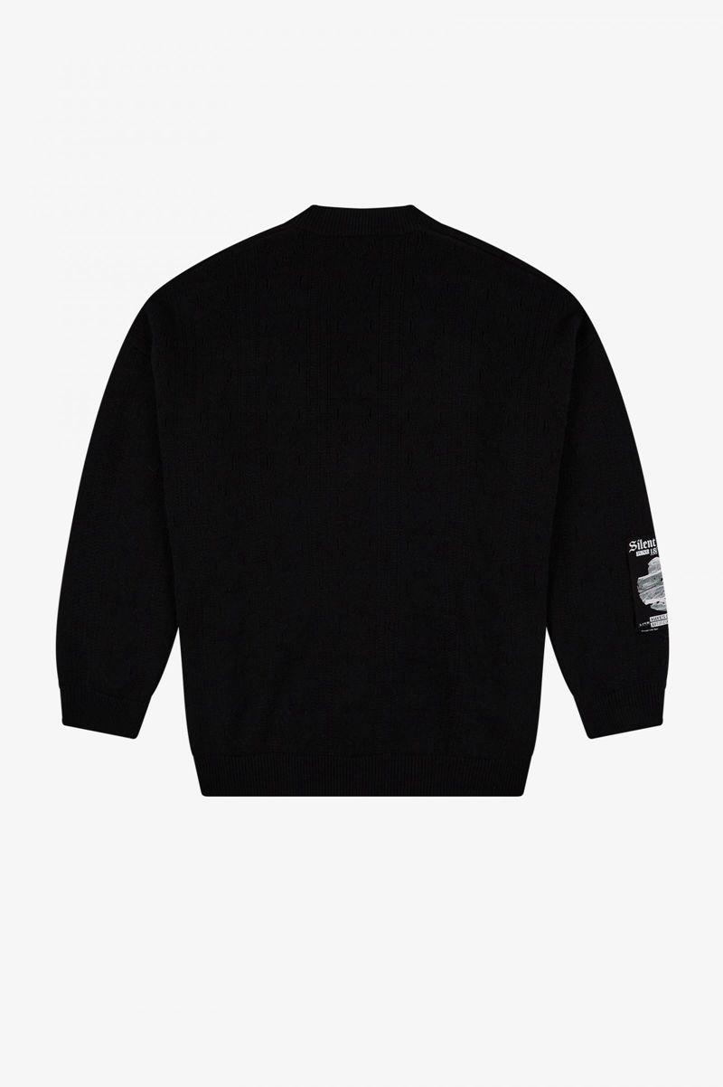 Black Fred Perry SK1960 Men's Knitwear | PH 1321XYUF